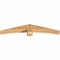Ekena Millwork Bellingham Timber Gable Bracket, Western Red Cedar, 60"W x 10"H x 5 1/2"D x 5 1/2"F, 4/12 Pitch GBW060X10X0606BEL00SWR - alternate 2
